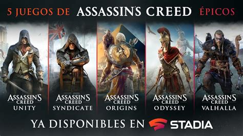 Todos los Juegos de Assassin’s Creed en Orden .